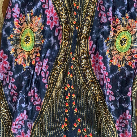 Pattern Bohemian Island pants with pocket - Picture 3 of 4